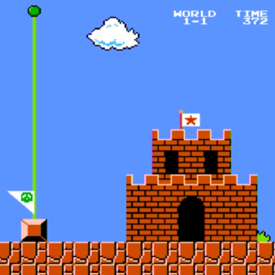 Super Mario Bros 1 Upside Down Controller (NES)